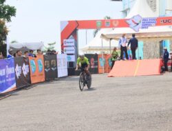 Wako Lepas Pembalap ITT Pra-PON XXI di GOR Petanang