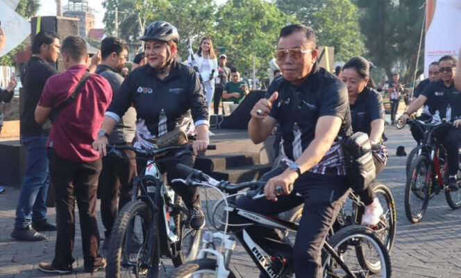 
					Peserta Rakernas X JKPI Ikuti Gowes Mengelilingi Kawasan Cagar Budaya