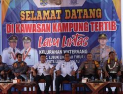 Kelurahan Watervang Berpeluang Jadi Kampung Tertib Lalu Lintas Terbaik di Sumsel